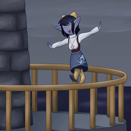 Lorelei belongs to @fruitysailor on Twitter